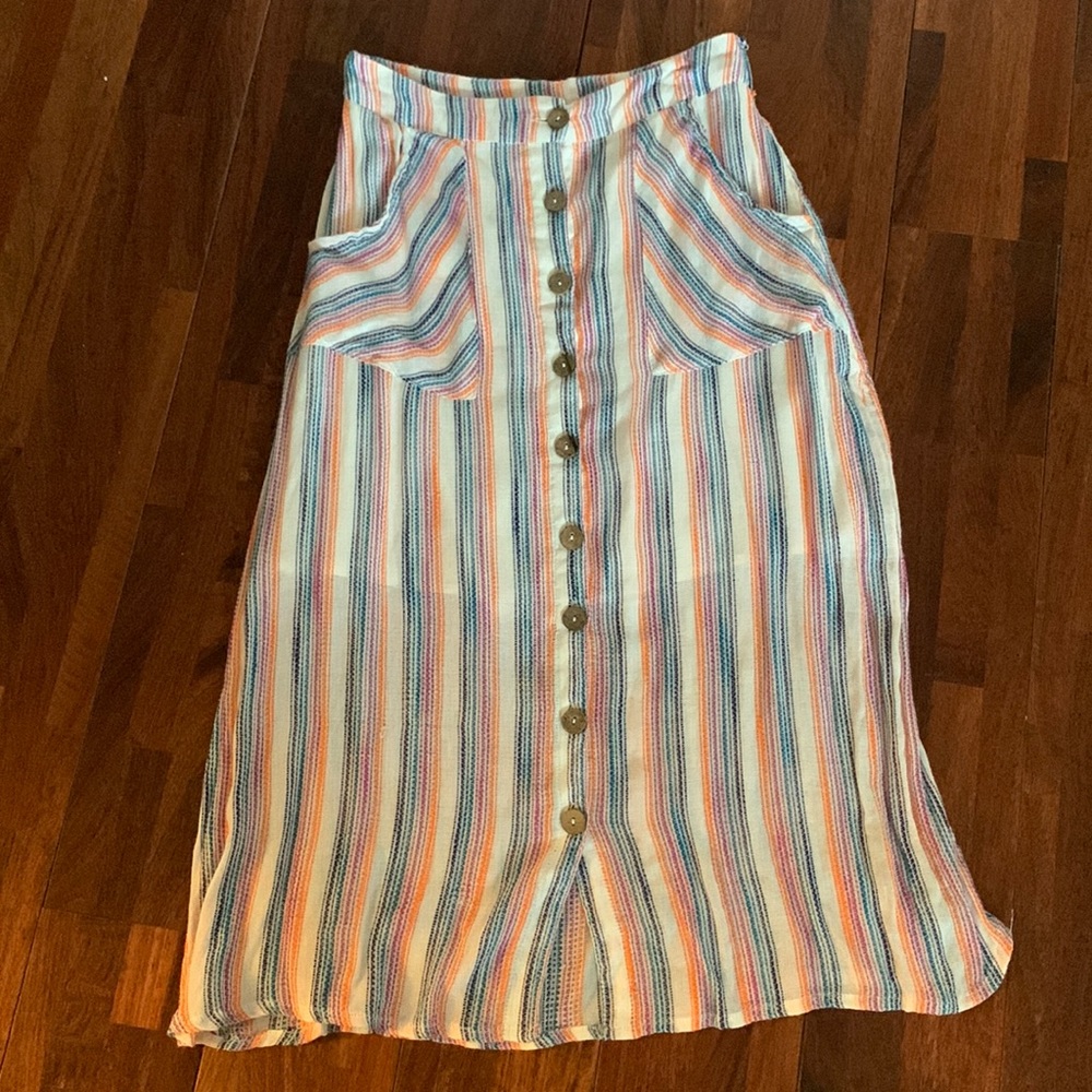 MIDI skirt knitted